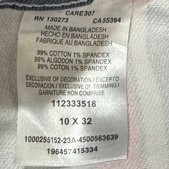 Wrangler Red White and Blue High Rise, Flare, Button Fly Denim Jeans - Picture 14 of 14